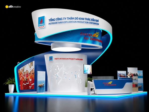 THIẾT KẾ BOOTH TRIỂN LÃM PVEP